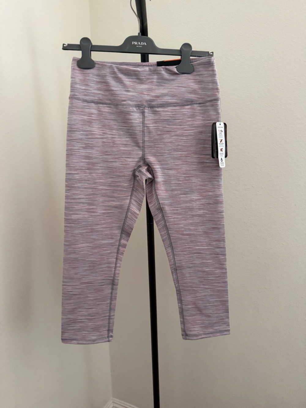 RBX Heathered purple Capri Leggings size M - Picture 6 of 7